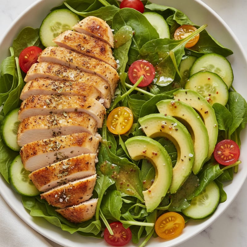 Lemon-Herb Roasted Chicken Salad