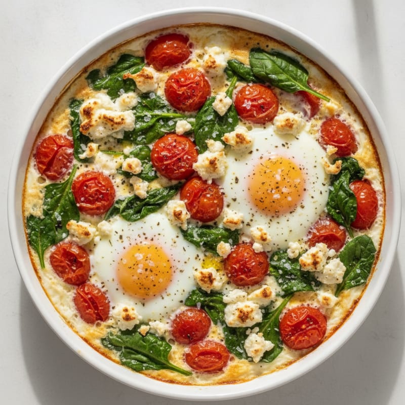 Baked Eggs with Roasted Tomatoes