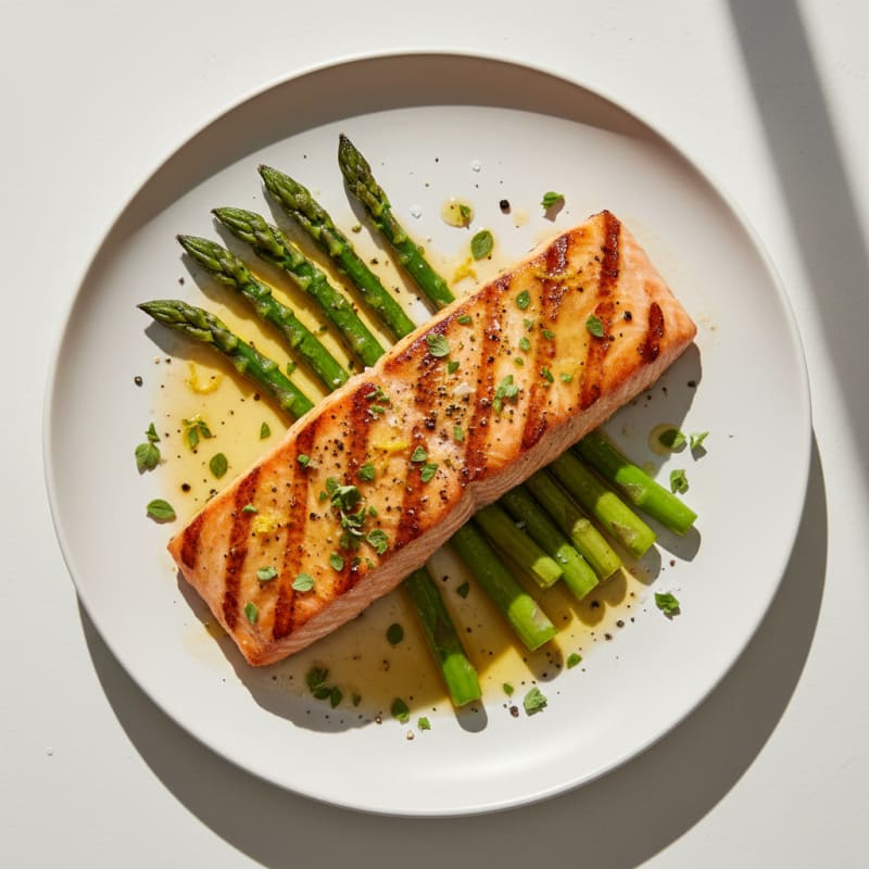 Golden Lemon-Herb Grilled Salmon