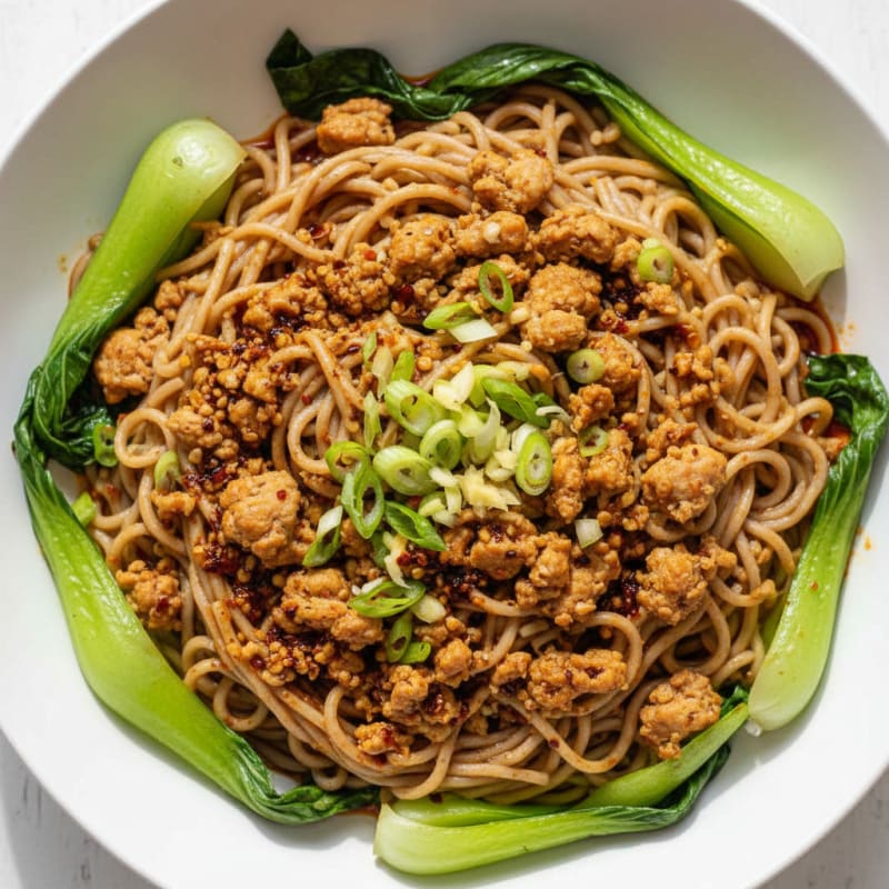 Sichuan Dan Dan Noodles with Chili Oil