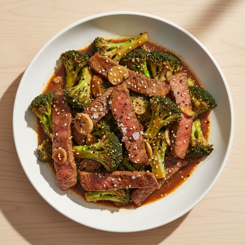 Sesame Beef and Broccoli Stir-Fry