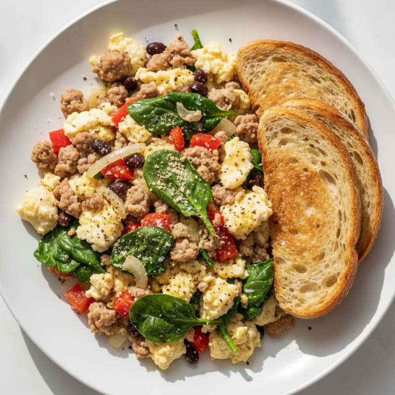 Turkey and Egg White Scramble