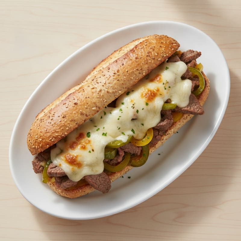 Philly Steak and Provolone Sandwich