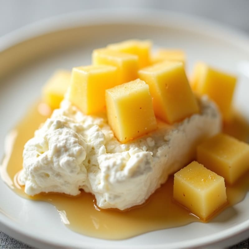 Cottage Cheese with Fresh Pineapple