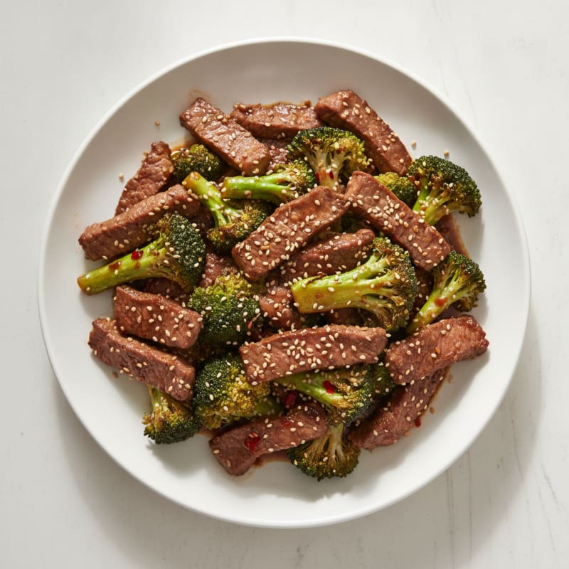 Sesame Beef and Broccoli Stir-Fry