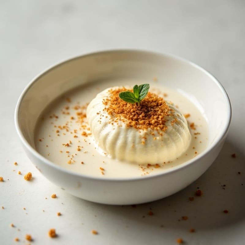 Silky Paneer Protein Pudding with Chia Seeds