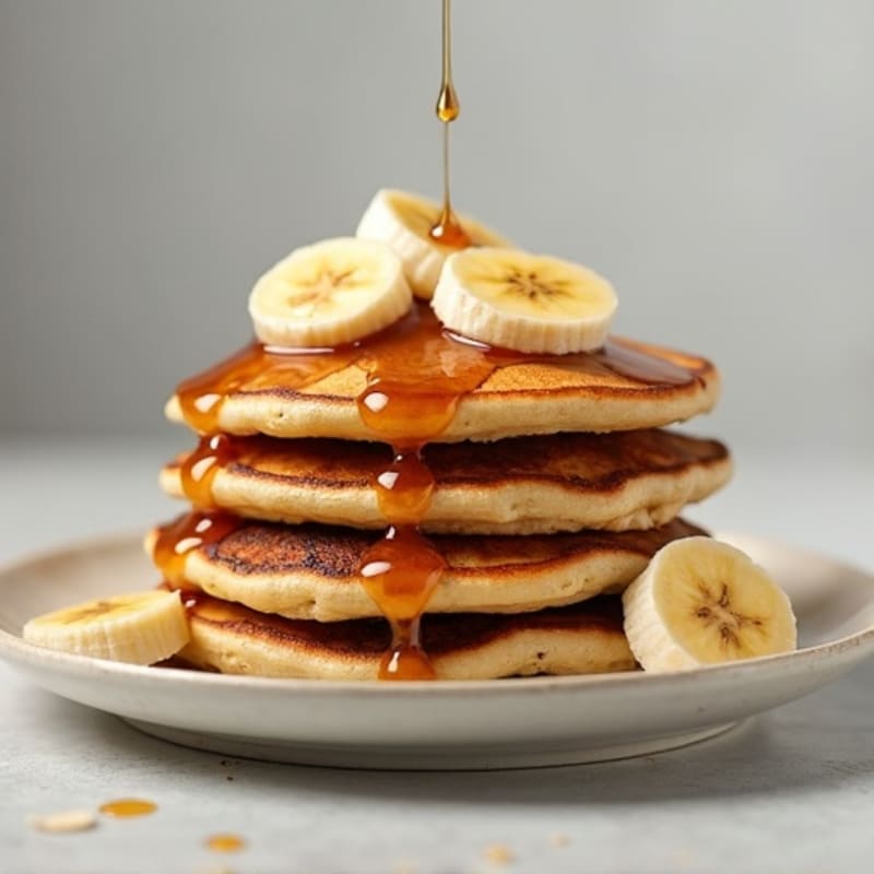 Maple Glazed Protein Pancakes