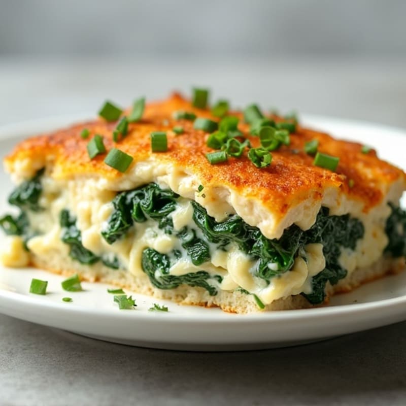 Creamy Chicken and Spinach Ricotta Bake