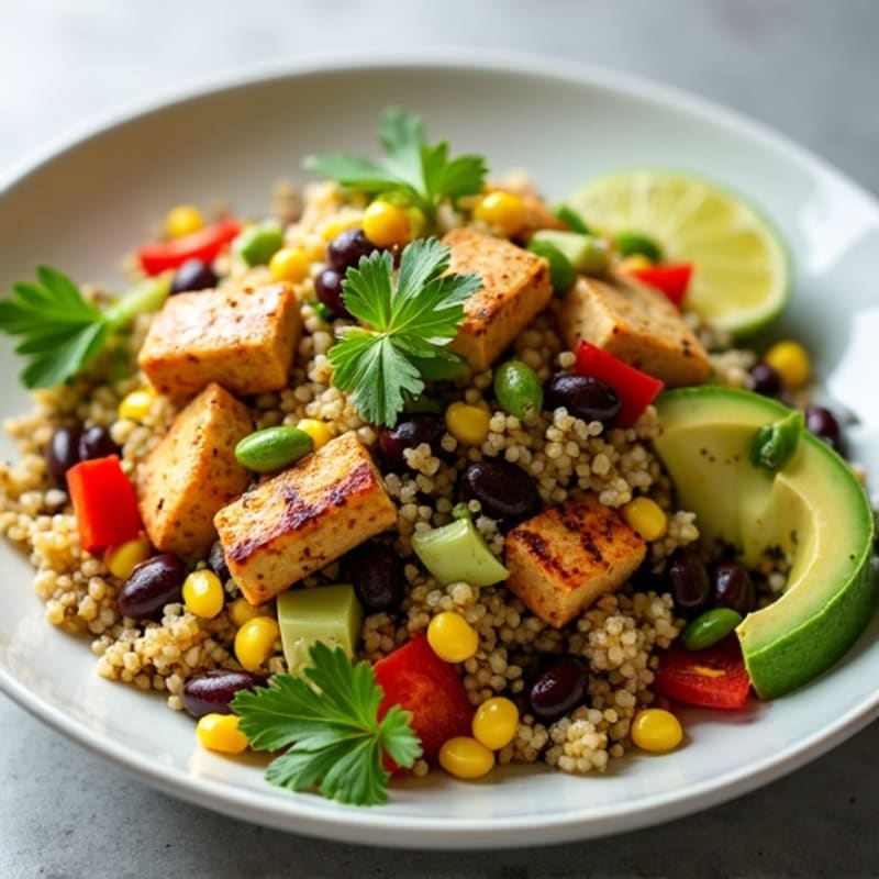 Vibrant Quinoa and Black Bean Salad with Zesty Lime