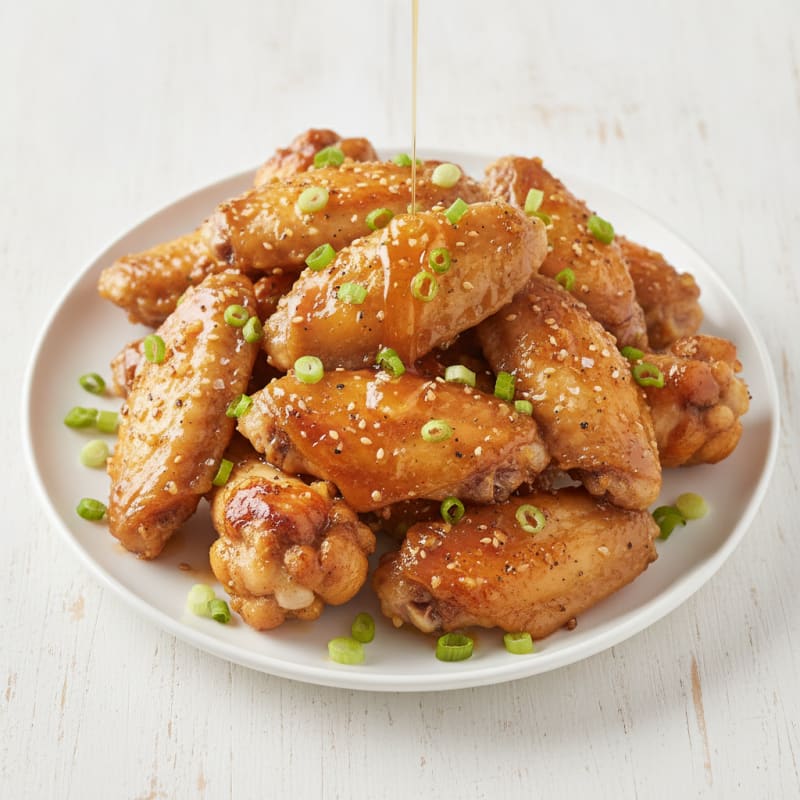 Honey-Garlic Glazed Chicken Wings