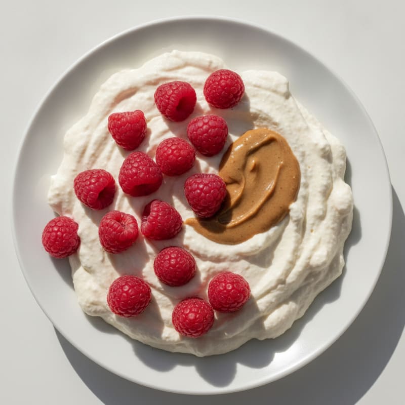 Silky Greek Yogurt Protein Mousse with Berries