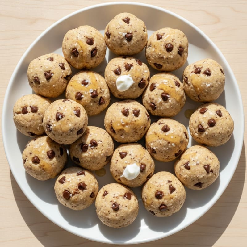 No-Bake Chocolate Chip Protein Bites