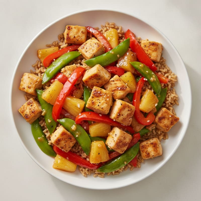 Sweet and Sour Chicken Stir-Fry