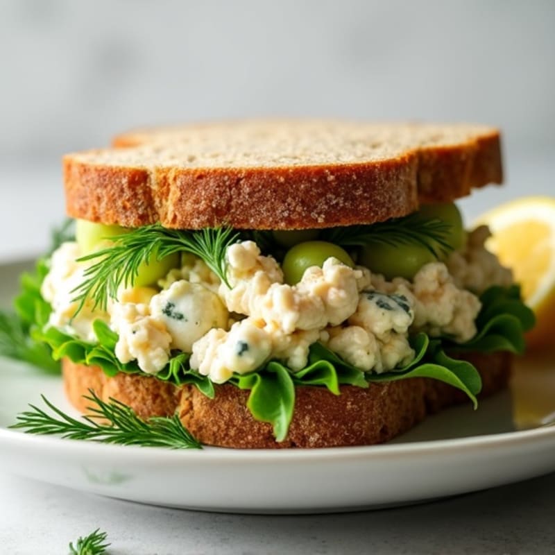 Creamy Herb Chicken Salad Sandwich