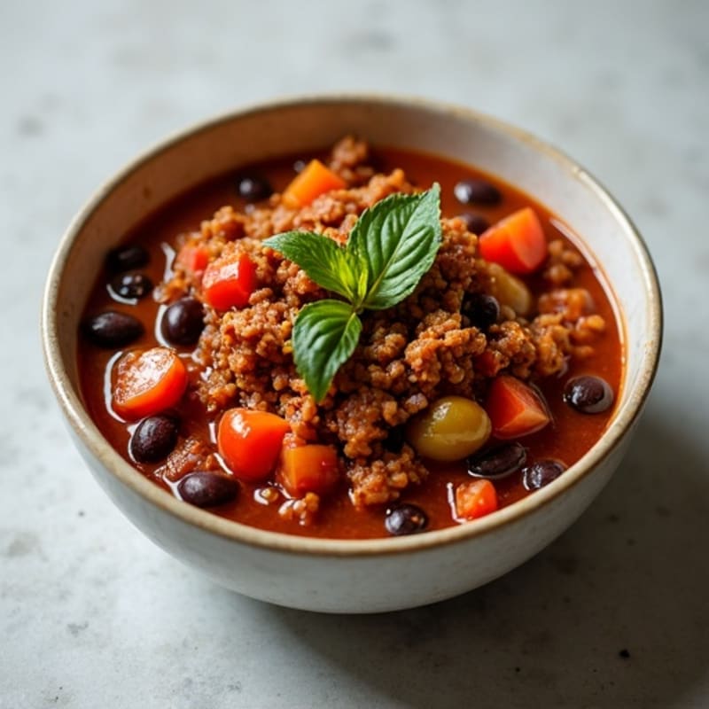 Hearty Lean Beef and Bean Chili