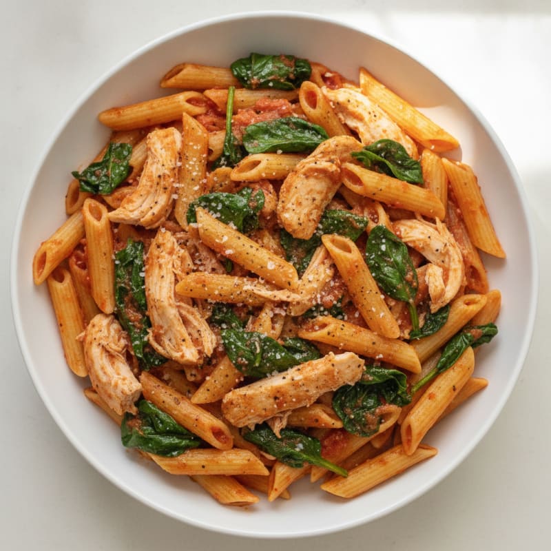 Shredded Chicken Protein Pasta