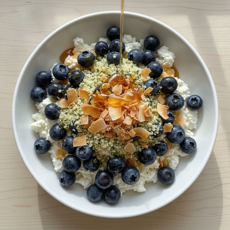 Cottage Cheese and Berry Crunch Bowl