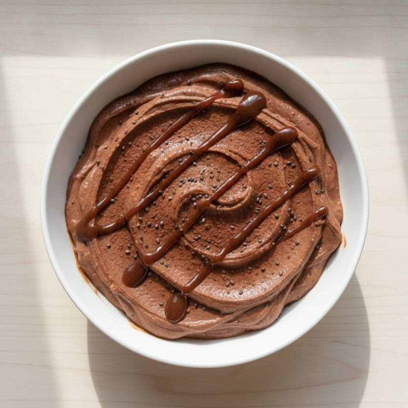 Silky Chocolate Protein Pudding with Greek Yogurt