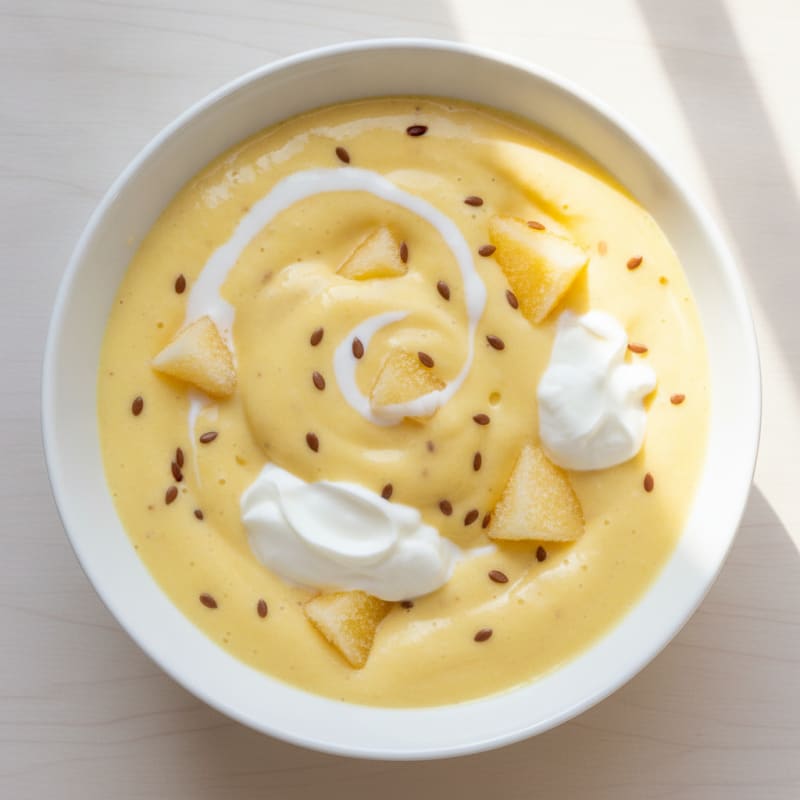 Tropical Pineapple Yogurt Smoothie