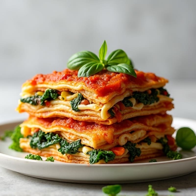 Stacked Roasted Vegetable Lasagna
