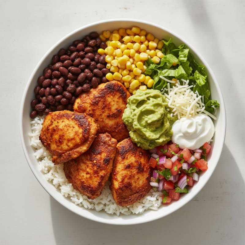Chipotle Chicken Thigh Burrito Bowl
