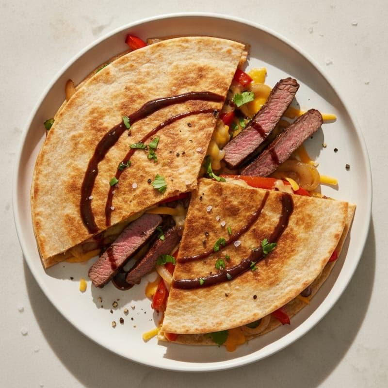 Pan-Seared Steak Quesadillas