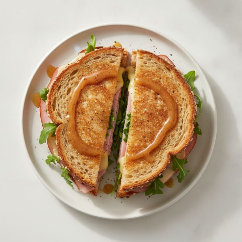 Honey-Glazed Ham and Swiss Sandwich