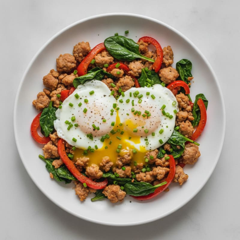 Sausage and Egg Power Skillet