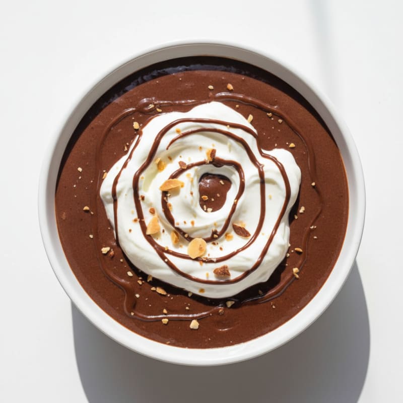 Silky Chocolate Protein Pudding with Greek Yogurt