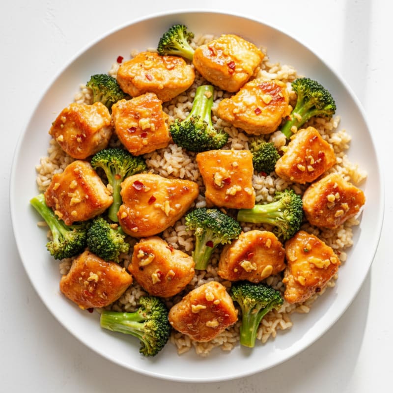 Baked Orange Chicken with Broccoli