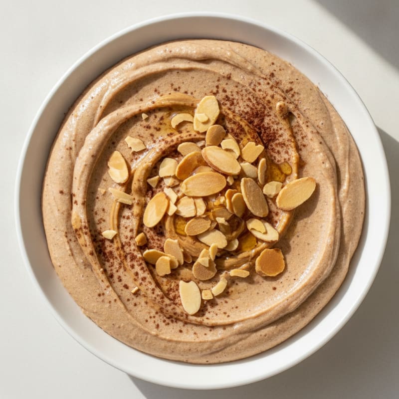 Silky Greek Yogurt Protein Mousse with Almond Butter
