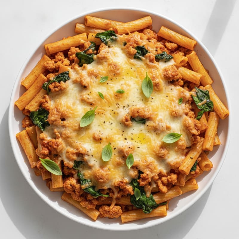 Classic Baked Ziti with Ricotta