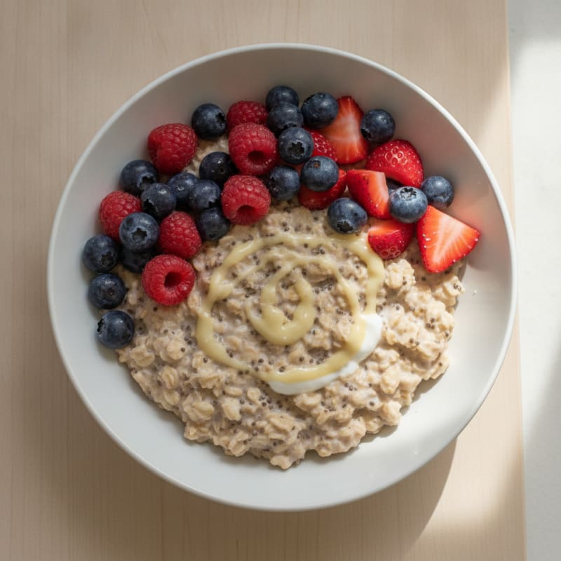 Classic High-Protein Berry Overnight Oats