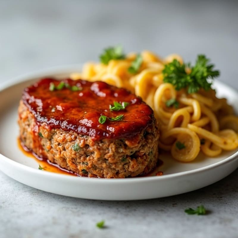 Healthy BBQ Bacon Meatloaf