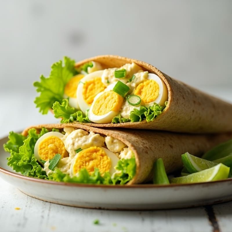 Healthy Egg Salad Wrap