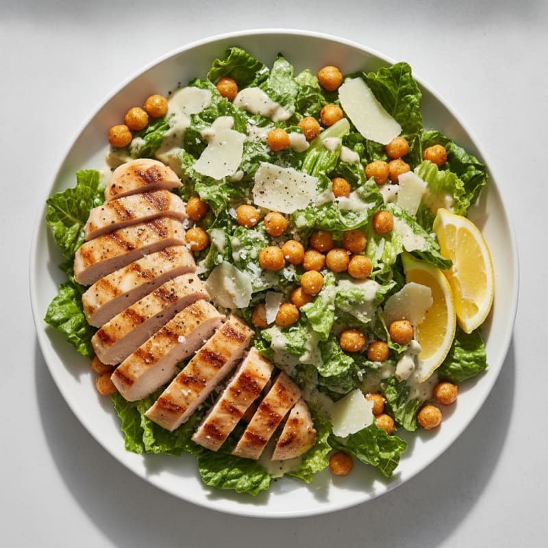 Clean Chicken Caesar Salad