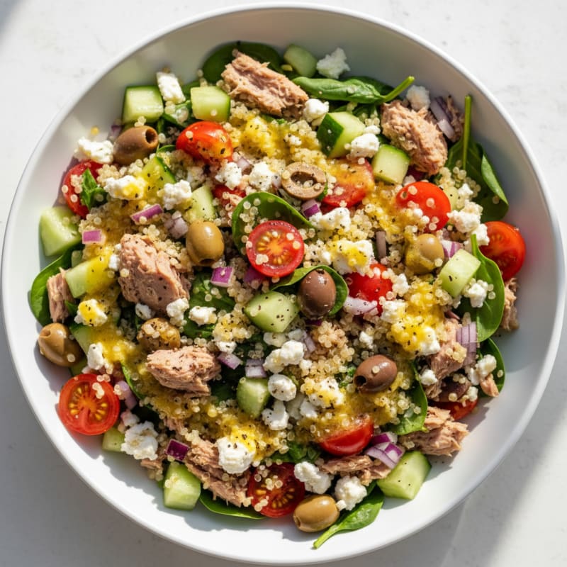 Mediterranean Tuna and Quinoa Bowl