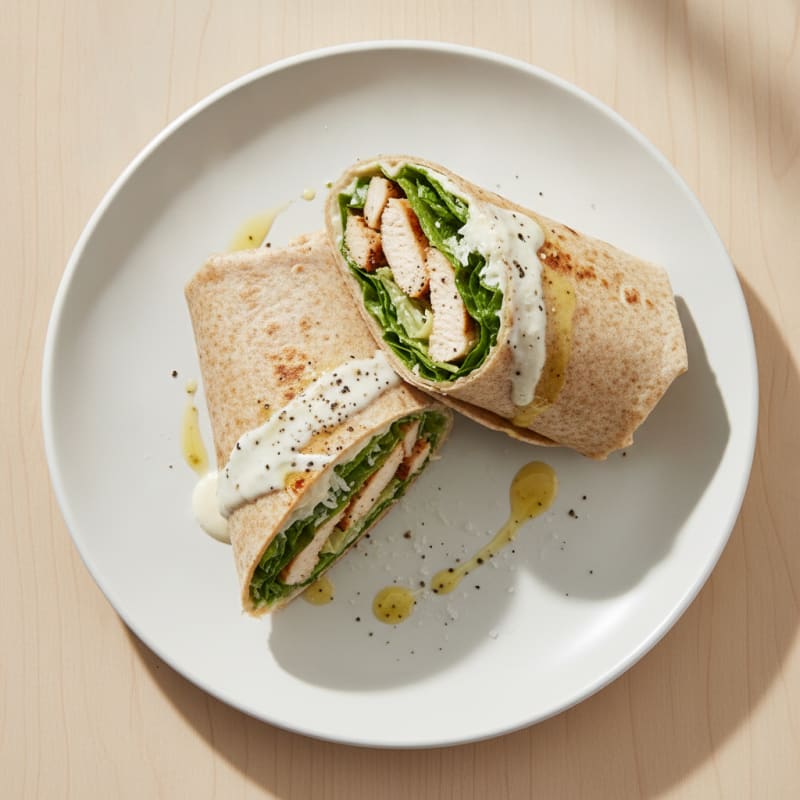 Chicken Caesar Salad Wrap