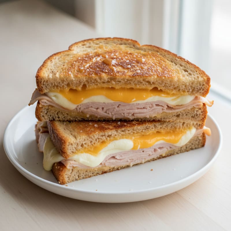 Ultimate Triple-Decker Grilled Cheese