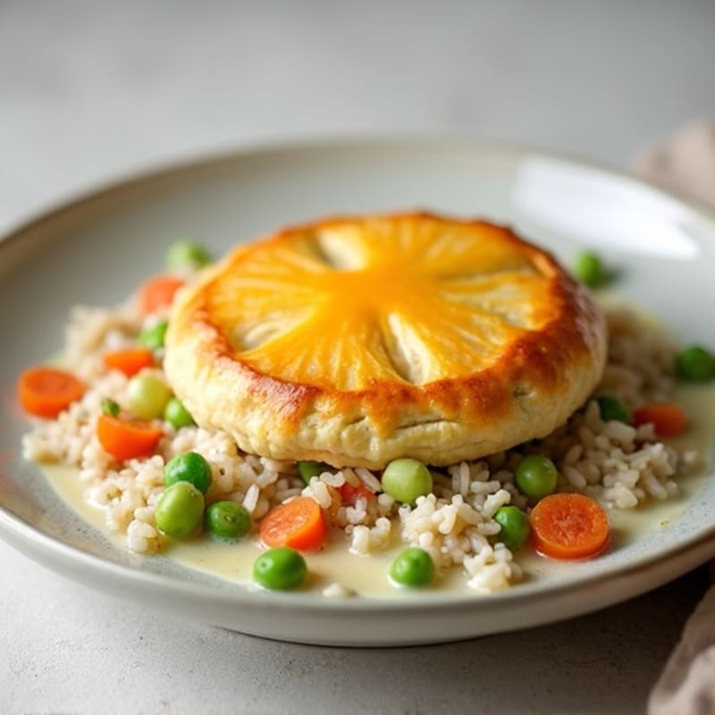 Healthy Creamy Turkey Pot Pie