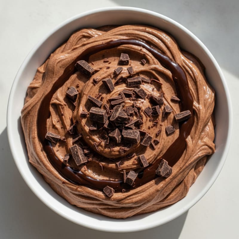 Silky Chocolate Protein Pudding with Greek Yogurt
