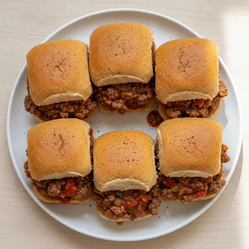 Classic Sloppy Joe Beef Sliders