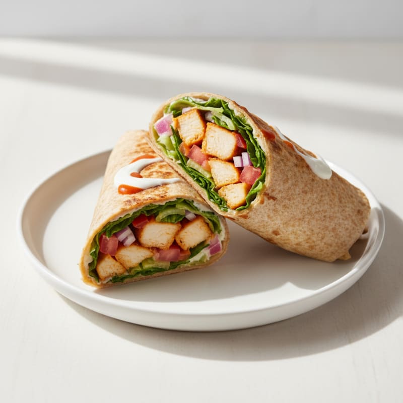 Crispy Buffalo Ranch Chicken Wrap