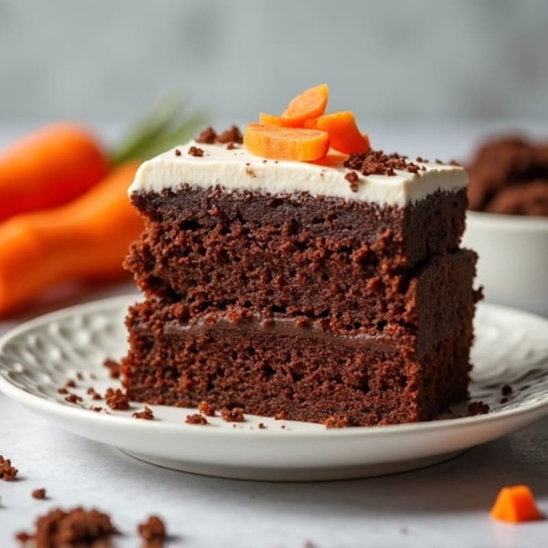 High-Protein Chocolate Carrot Cake