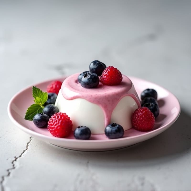 Silky Protein Yogurt with Fresh Berries