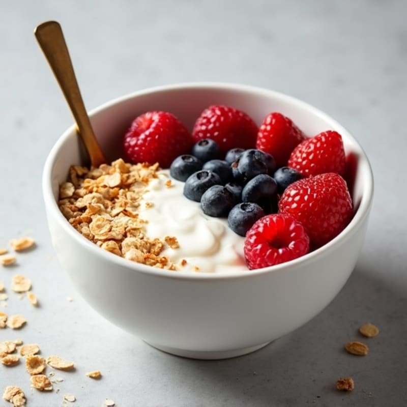 Protein-Packed Berry Oatmeal Bowl