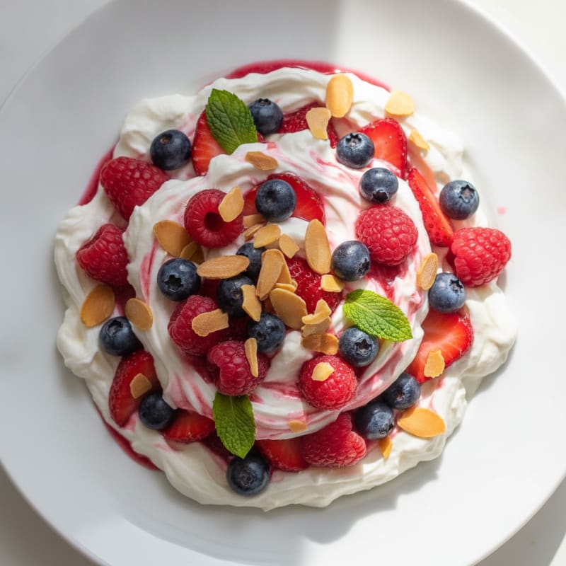 Creamy Greek Yogurt Protein Parfait with Mixed Berries