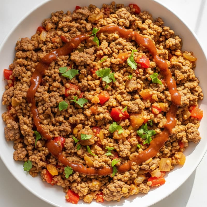 Mexican Beef and Couscous Skillet