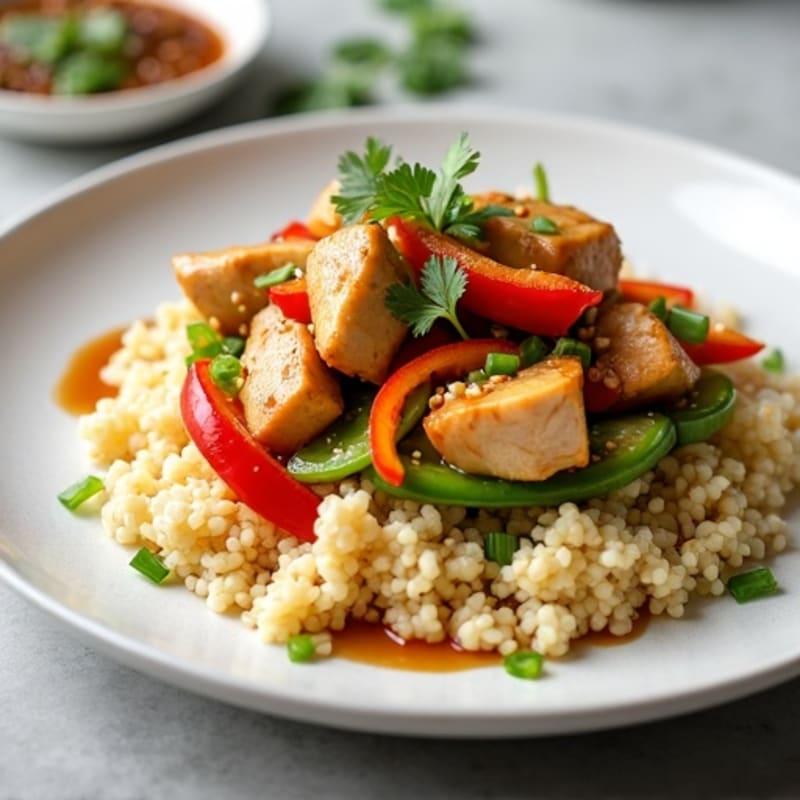 Cauliflower Rice Chicken Stir-Fry