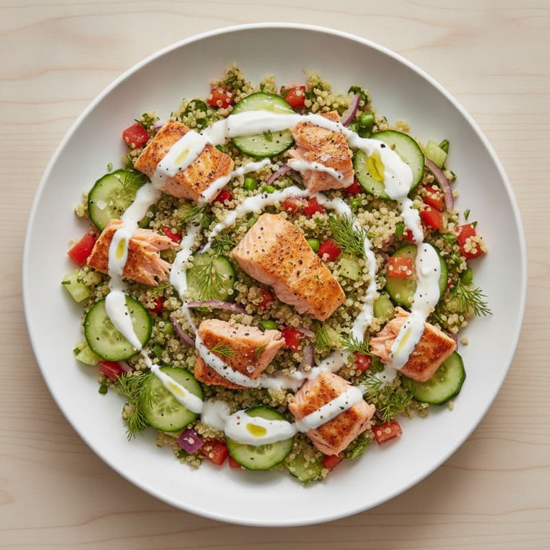 Lemon-Herb Salmon & Quinoa Salad